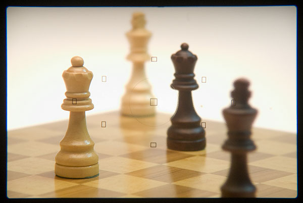 Shot through the 40D finder